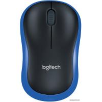 Logitech M185 (черный/синий)