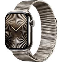 Apple Watch Series 10 LTE 42 мм (титановый корпус, титановый/титановый, миланская петля)