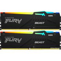 Kingston FURY Beast RGB 2x32ГБ DDR5 6000 МГц KF560C30BBEAK2-64