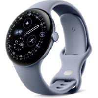 Google Pixel Watch 4 45 мм (лунный камень/лунный камень, спортивный силиконовый ремешок)