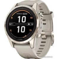 Garmin Fenix 7S Pro Sapphire Solar (мягкое золото/песок)