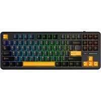 AULA F87 (черный/темно-синий/оранжевый)