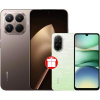 Xiaomi 15T Pro 12GB/512GB международная версия (золотистый мокко) + Redmi A5 4GB/128GB (зеленое озеро) по акции