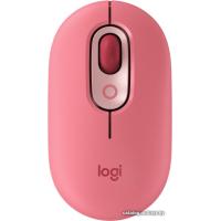 Logitech Pop Mouse (розовый/бордовый)