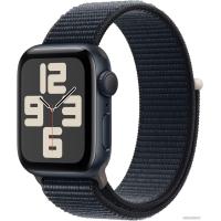 Apple Watch SE 2 40 мм (алюминиевый корпус, полуночный/полуночный, нейлоновый ремешок)