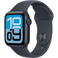 Apple Watch SE 3 40 мм (алюминиевый корпус, полуночный/полуночный, спортивный силиконовый ремешок M/L)