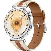 Huawei Watch GT 6 41 мм (серебристый, с коричневым кожаным ремешком, международная версия)