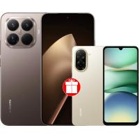 Xiaomi 15T Pro 12GB/256GB международная версия (золотистый мокко) + Redmi A5 4GB/128GB (песочное золото) по акции