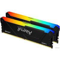 Kingston FURY Beast RGB 2x32ГБ DDR4 3200 МГц KF432C16BB2AK2/64